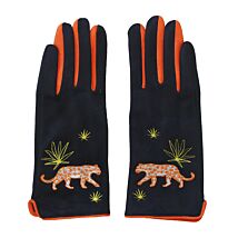 Heritage & Harlequin Leopard Gloves