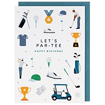 I’mPressed ‘Let’s Par-tee’ Golf Birthday Card