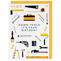 I’mPressed ‘Down Tools’ DIY Birthday Card