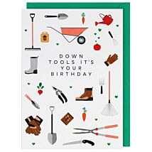 I’mPressed ‘Down Tools’ Gardening Birthday Card