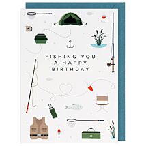 I’mPressed Fishing Birthday Card