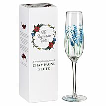 My Favourite Delph Flute Glass