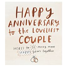 The Happy News Happy Anniversary Card