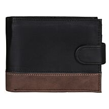 Men's RFID Wallet Black & Tan