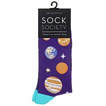 Purple Space Socks