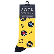 Yellow Vinyl Socks