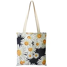 Daisy Floral Tote Bag