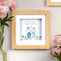 ‘Mr & Mrs Always & Forever’ Wedding Day Pebble Plaque