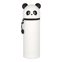 Kawaii Panda 2-In-1 Silicone Pencil Case