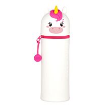Kawaii Unicorn 2-In-1 Silicone Pencil Case