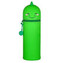 Kawaii Dino 2-In-1 Silicone Pencil Case