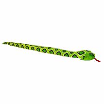 Keeleco Green Snake 100cm Soft Toy