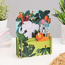 Jungle Animals 3D Pop Up Card