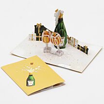 Kirigami ‘Prosecco’ 3D Pop-up Card