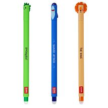 Set of 3 Ferocious Erasable Gel Pens