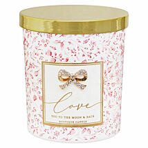 Pink Floral ‘Love You To The Moon’ Candle