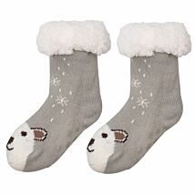 Cozy Polar Bear Children’s Slipper Socks