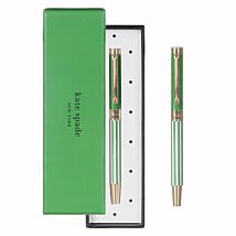 Green Pastry Stripe Ballpoint Pen