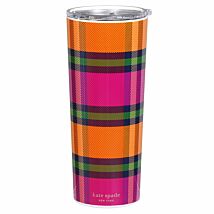 Grand Plaid Stainless Steel Tumbler