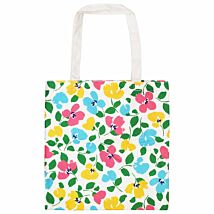Painterly Bouquet Canvas Book Tote