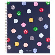 Spade Smiley Large Spiral Notebook