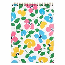 Painterly Bouquet Large Top Spiral Notebook