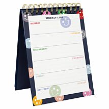 Spade Smiley Weekly Desktop Planner
