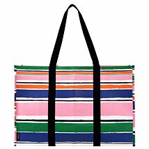 Ocean Stripe Large Grocery Tote
