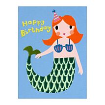 Mermaid Small Birthday Card