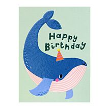 Whale Small Birthday Card