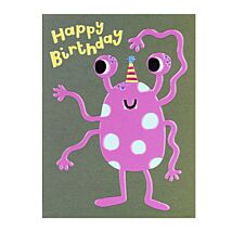 Alien Small Birthday Card