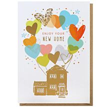 Balloons New Home Card