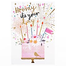 ‘Cake And Candles’ Birthday Card