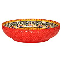 Tuscany Red 22cm Large Ceramic Bowl