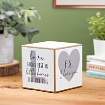 ‘Love’ Wooden Cube Decoration
