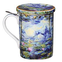 Monet Water Lilies Mug, Coaster & Tea Infuser Set