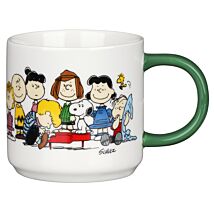 Peanuts Gang & House Boxed Mug