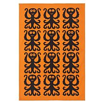 Hornsea Octopus Orange Tea Towel