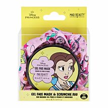 Disney Princess Belle Gel Face Mask & Scrunchie Duo