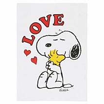 Peanuts Love Snoopy Tea Towel