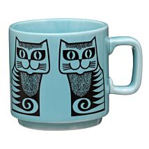 Hornsea Cat Teal Mug