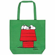 Peanuts Allergic to Mornings Snoopy Canvas Tote Bag