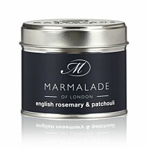 English Rosemary & Patchouli 210g Tin Soy Candle