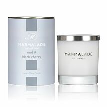 Oud & Black Cherry 230g Luxury Glass Soy Candle