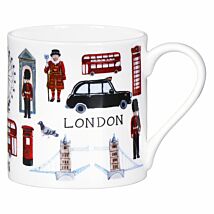 Louise Tate London Highlights 350ml Mug