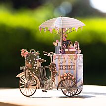 “The Ice Cream Vendor” 3D Birthday Card