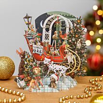 ‘Doggie Noel’ 3D Christmas Card