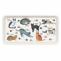 Curious Cats Bamboo Tray