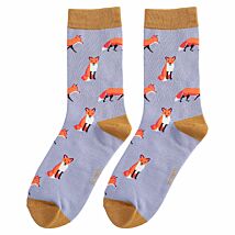 Lilac Foxes Women’s Bamboo Socks