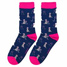 Navy Dogs Women’s Bamboo Socks